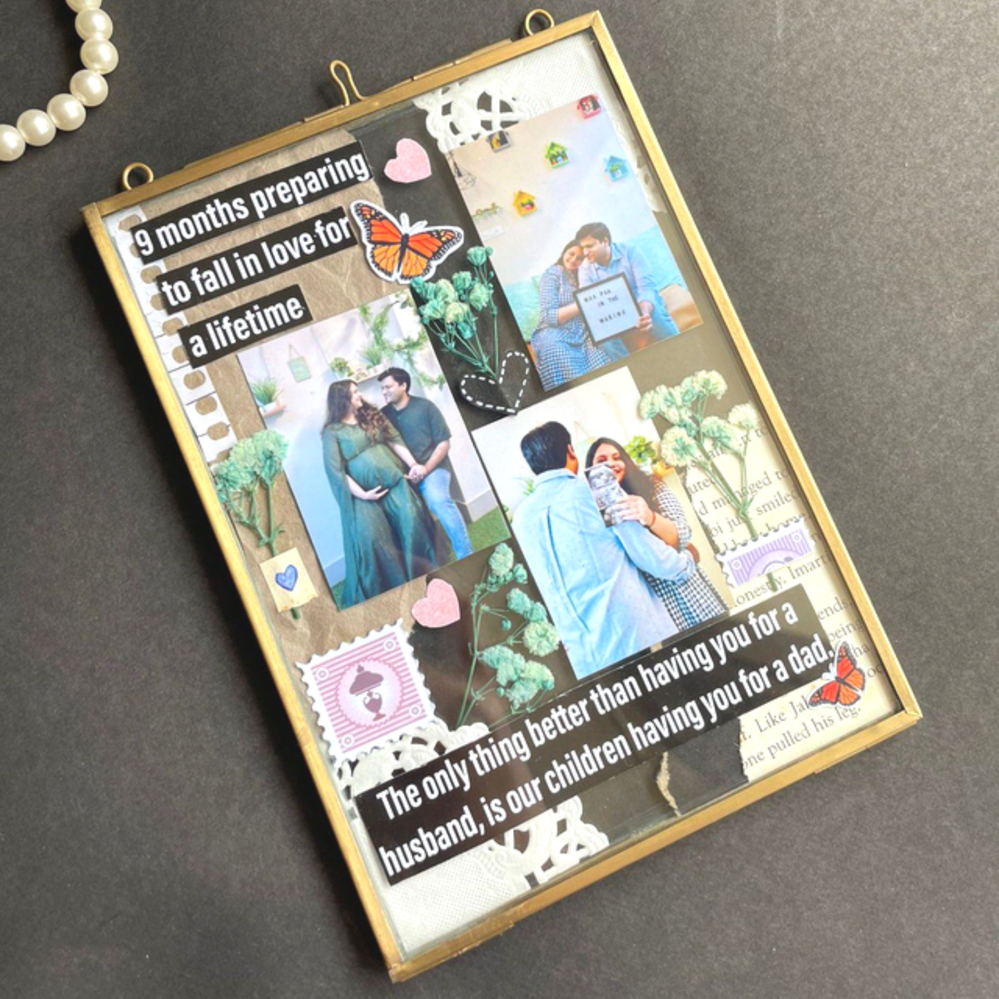 Customized Transparent Vintage Photo Frame