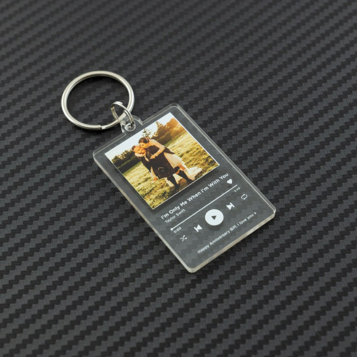 Acrylic Style Spotify Keychain