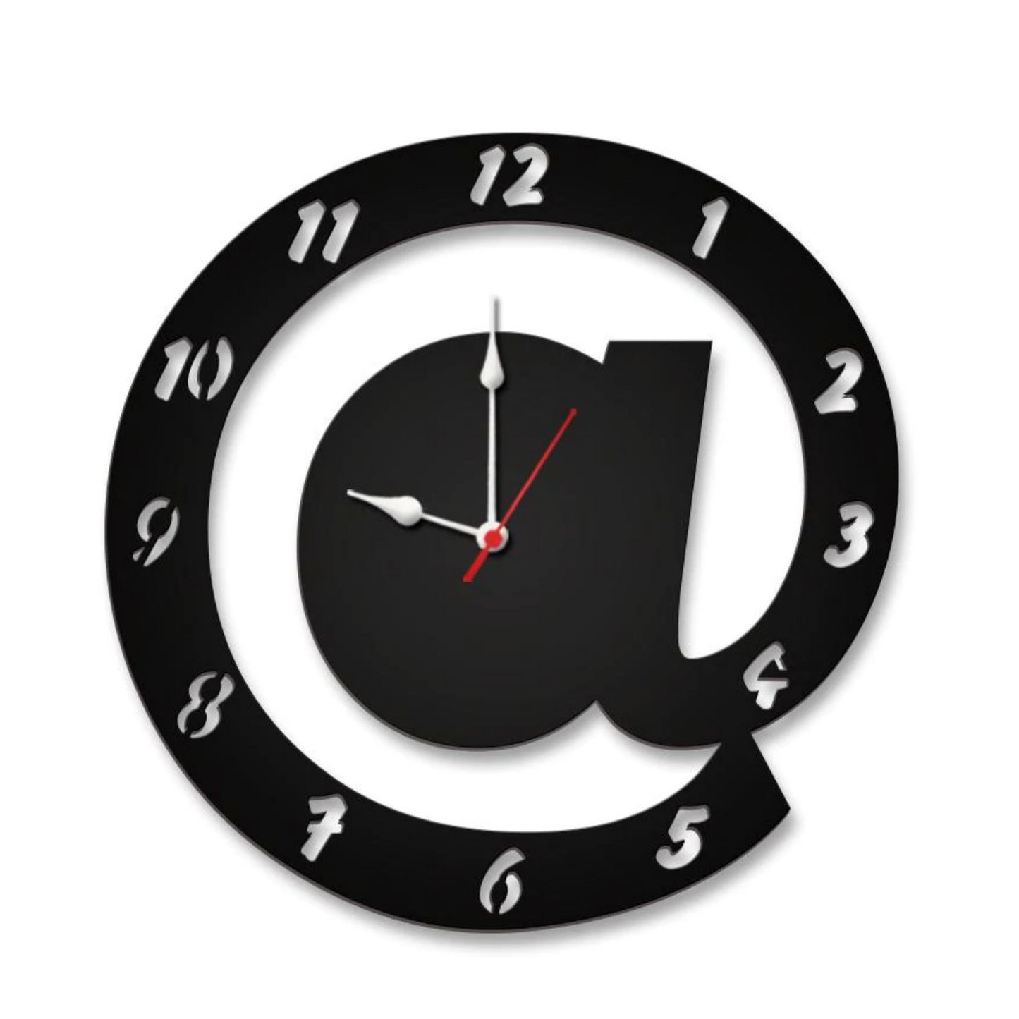 Arroba Logo Beautiful Wooden Wall Clock - Home Decor