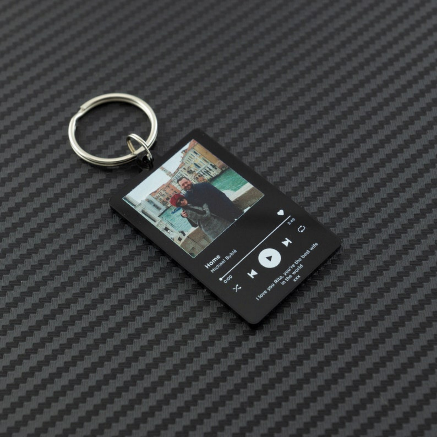 Acrylic Style Spotify Keychain