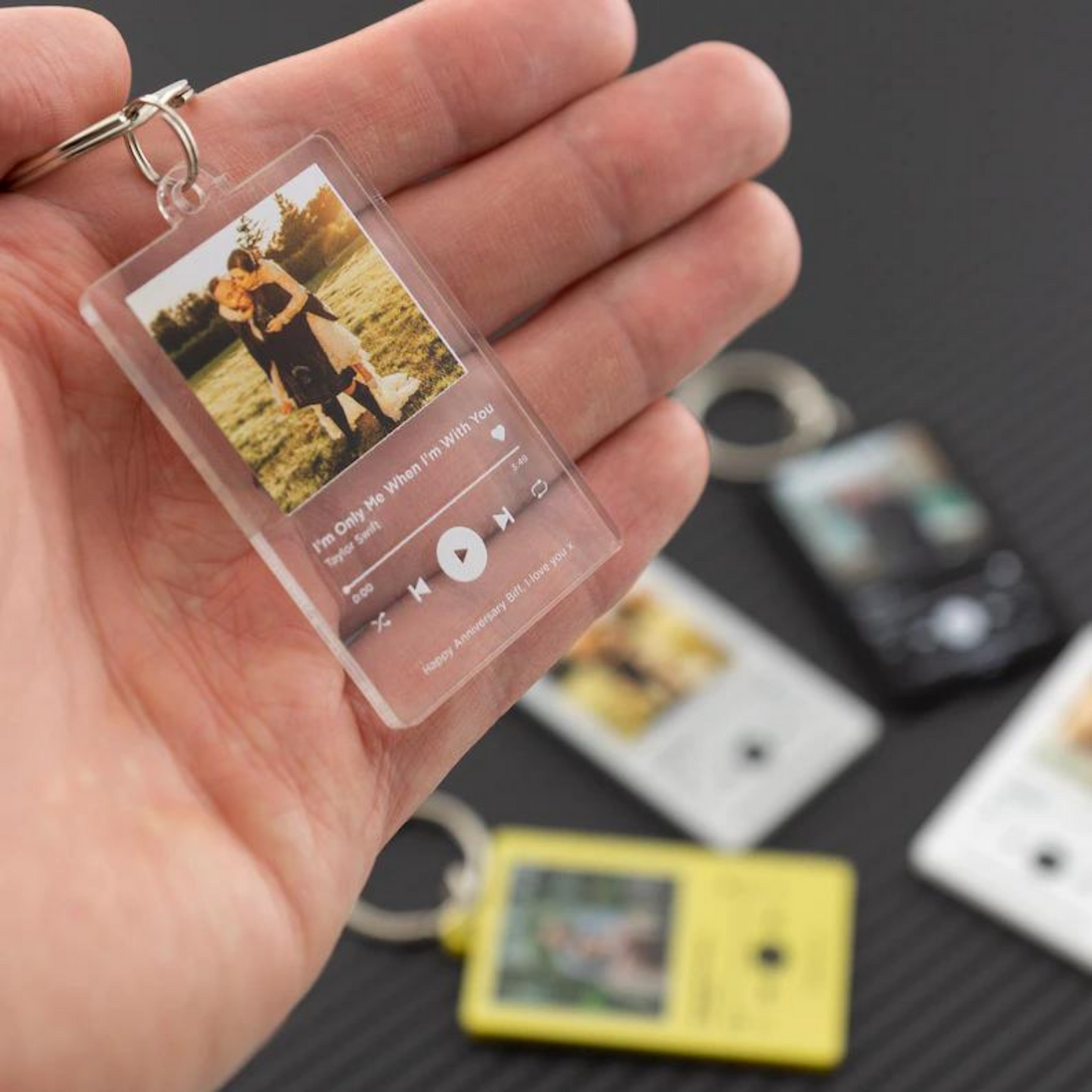 Acrylic Style Spotify Keychain