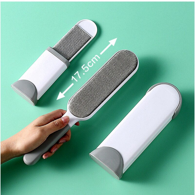 Stylish and Portable Double-Sided Lint/Fur Remover - Get Small Brush Free