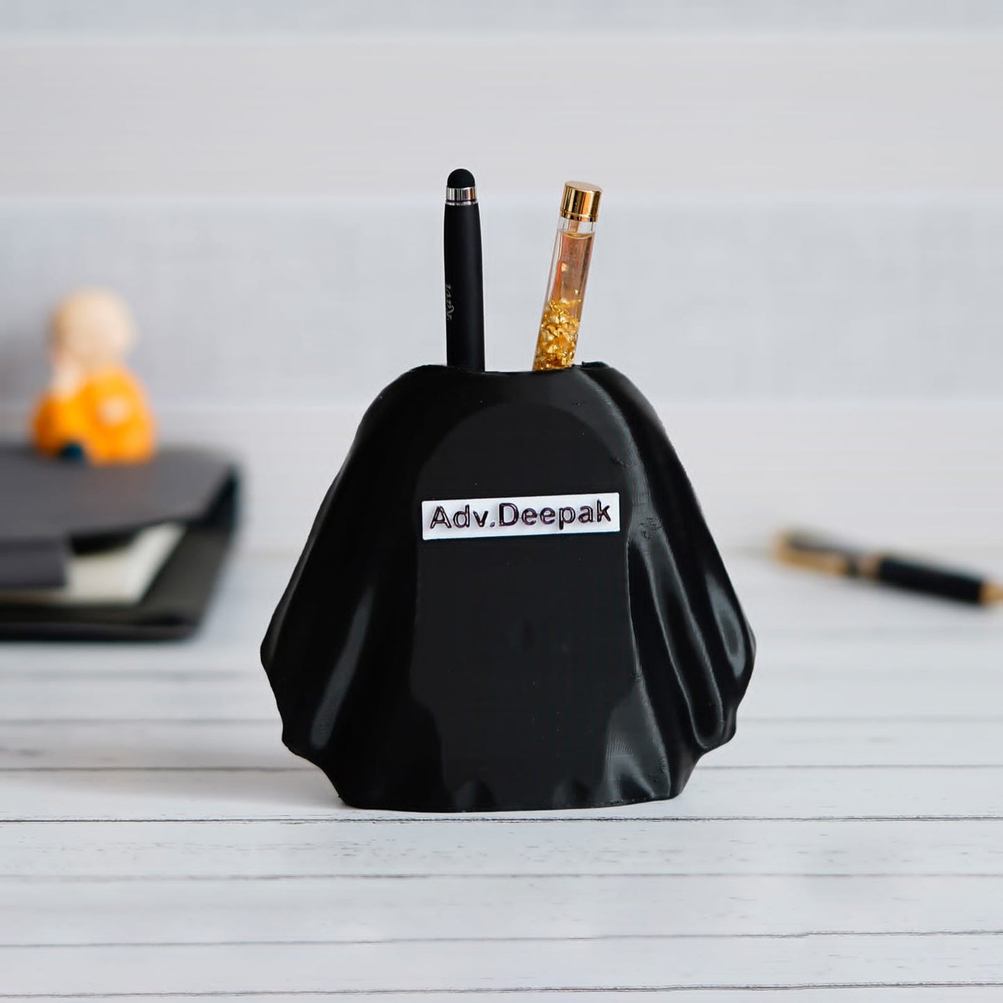 Customized Advocate Coat Acrylic Pen Stand - Table Stand ๐