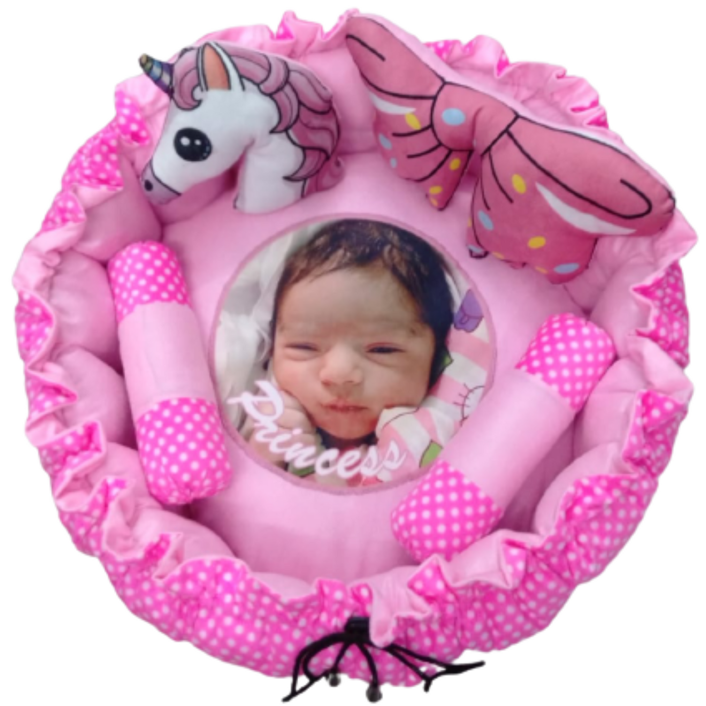 Personalized Doodle Trendy Cotton Baby Tub Bed Sets