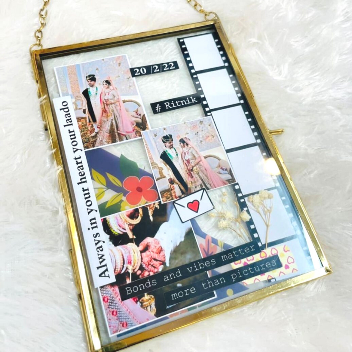 Customized Transparent Vintage Photo Frame