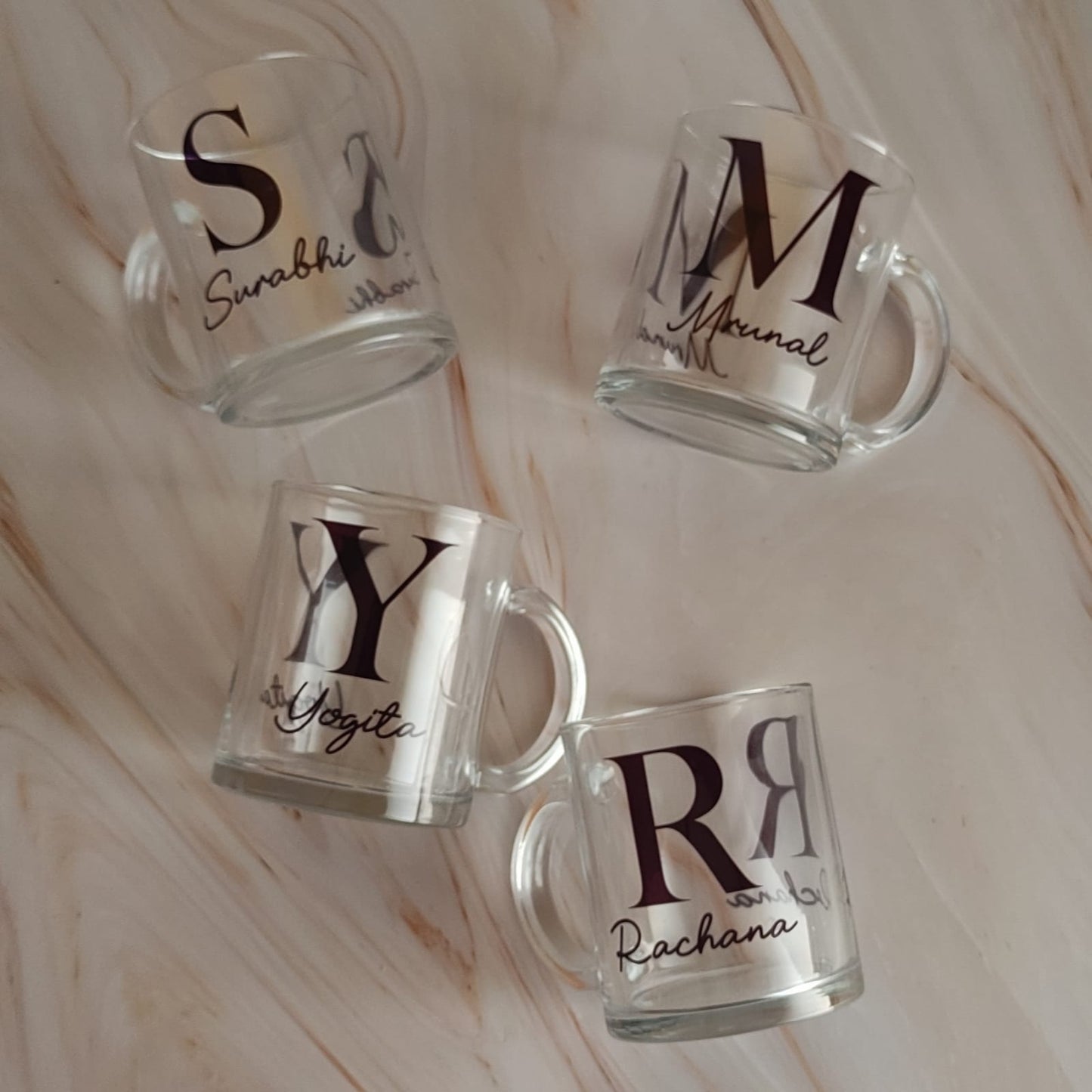 Personalized Glass Mugs