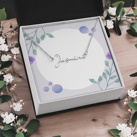 Signature Name Necklace – Personalized Jewelry by Magical Kart