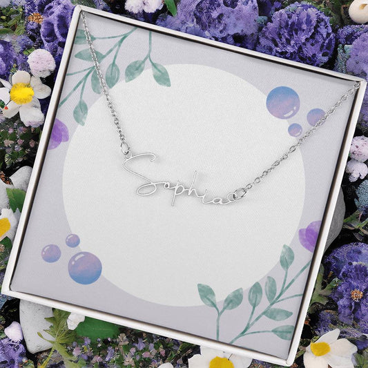 Signature Name Necklace – Personalized Jewelry by Magical Kart