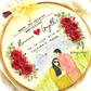 Customized Embroidery Hoop Art and Anniversary Embroidery Hoop - Save the Date