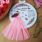 Unique Birthday Gift - Personalized Hoop Art Embroidery Hoop for Birthday