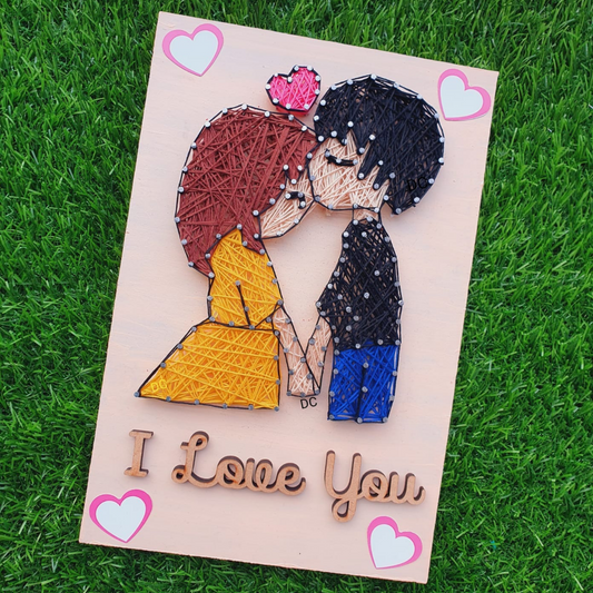 Personalized Couple String Art